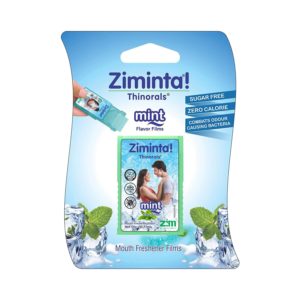 Mint Flavour Mouth Freshener Strips – Ziminta